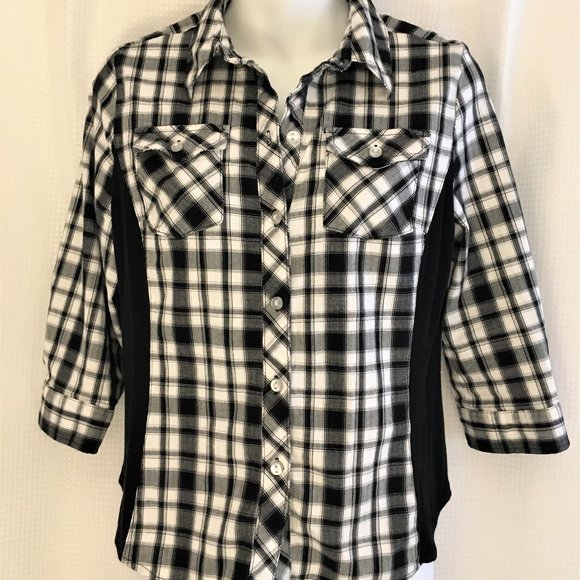 Alison Daley | Plaid Top (Petite) - Picture 1 of 11